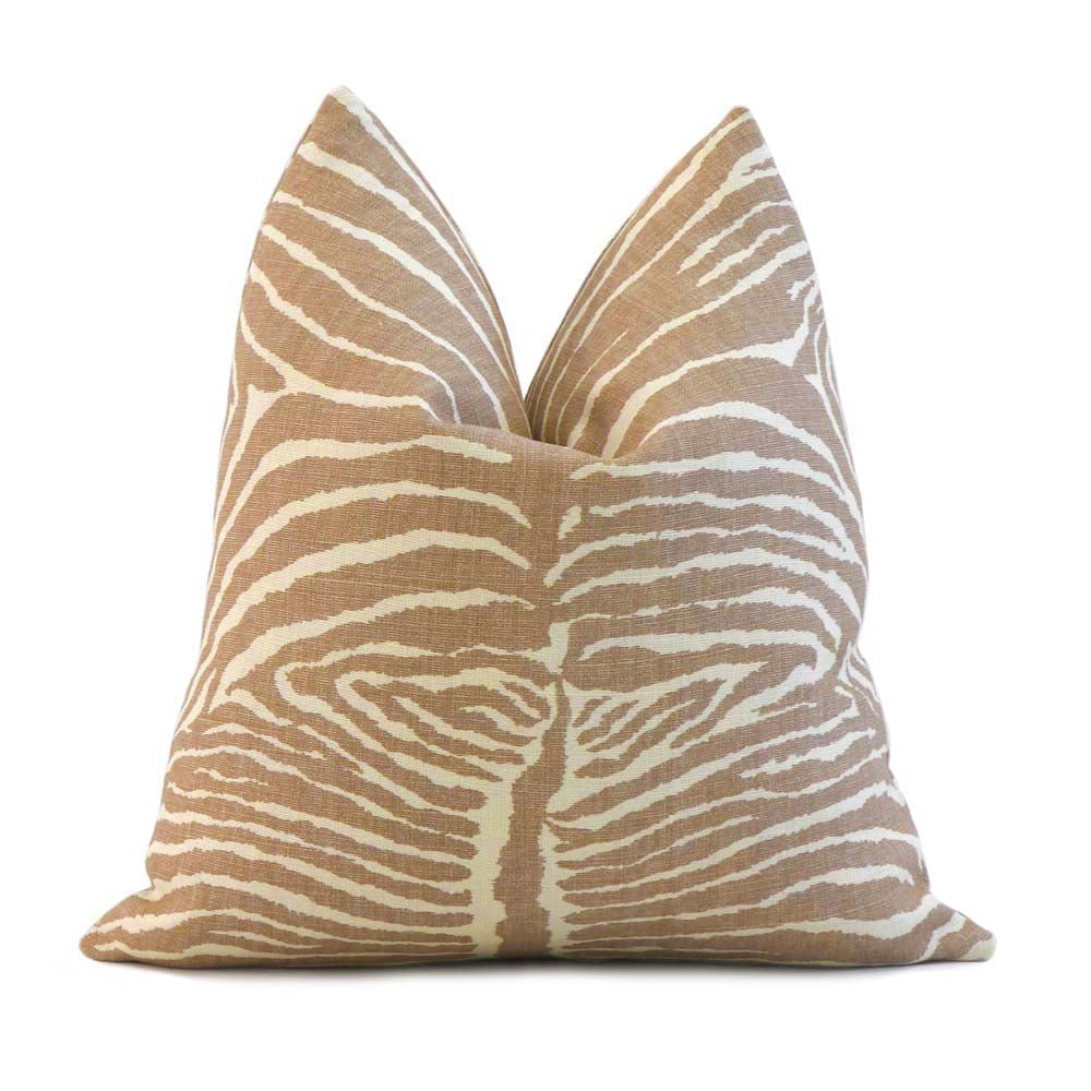 Le Zebre Beige Pillow Cover