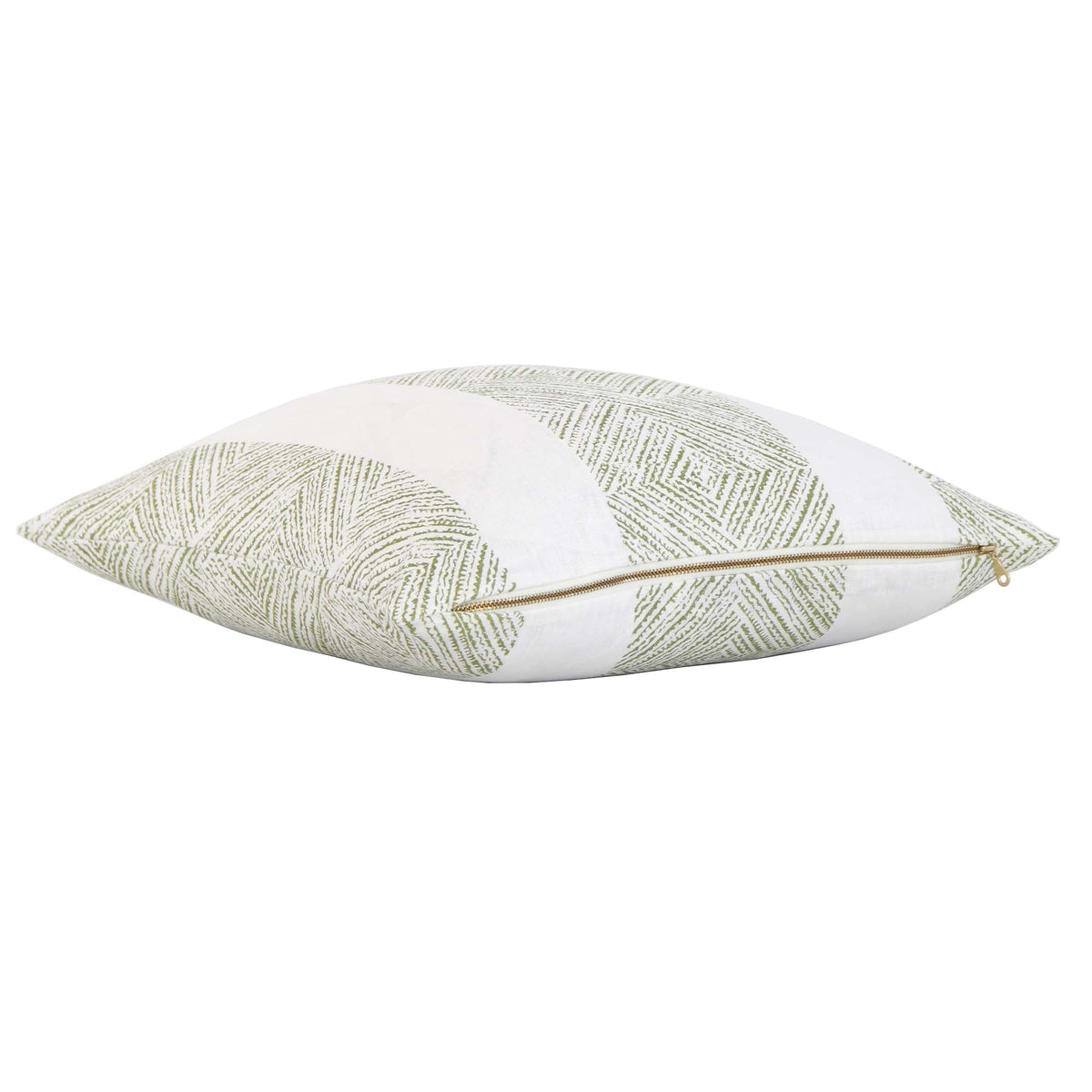 Clipperton Stripe Green Pillow Cover
