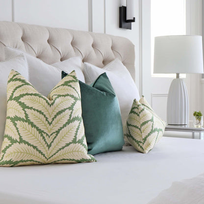 Talavera Leaf Pillow Cover