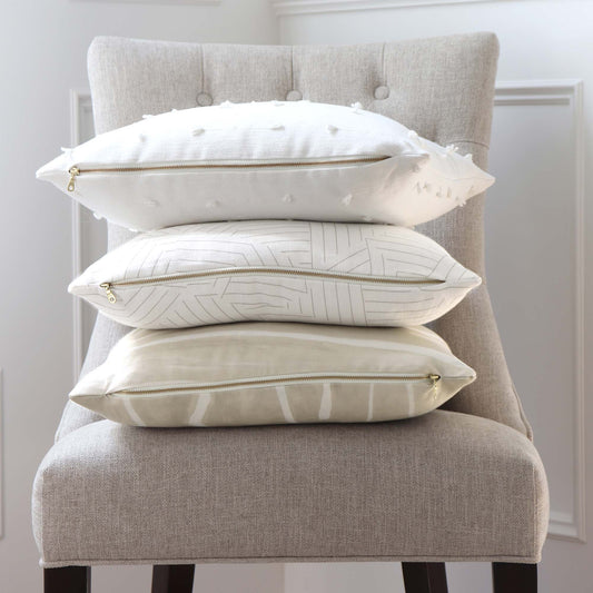 Graffito Beige Pillow Cover