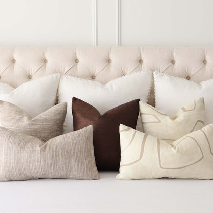 Graffito Parchment Pillow Cover