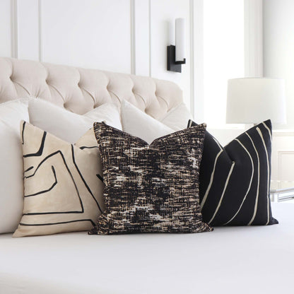Whisk Shadow Textured Pillow Cover