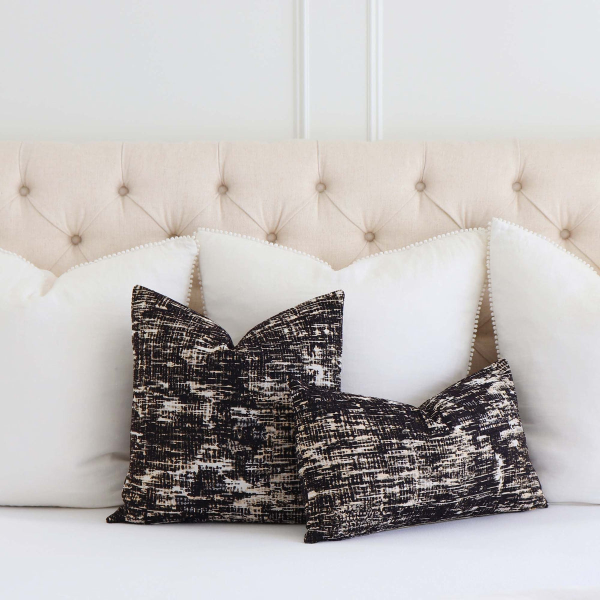 Whisk Shadow Textured Pillow Cover