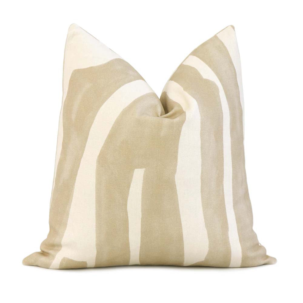 Intargia Buff Pillow Cover