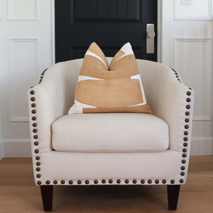 Stacked Saffron Pillow Cover