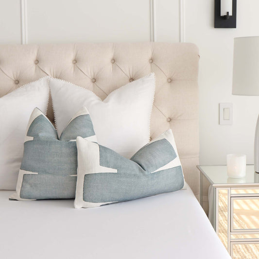 Stacked Slate Pillow Cover