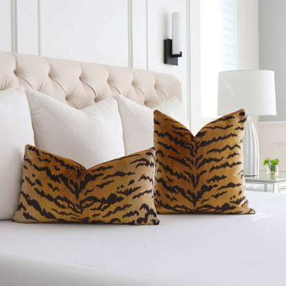 Tigre Silk Velvet Pillow Cover