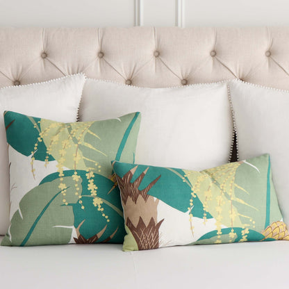 Ananas Palm Pillow Cover