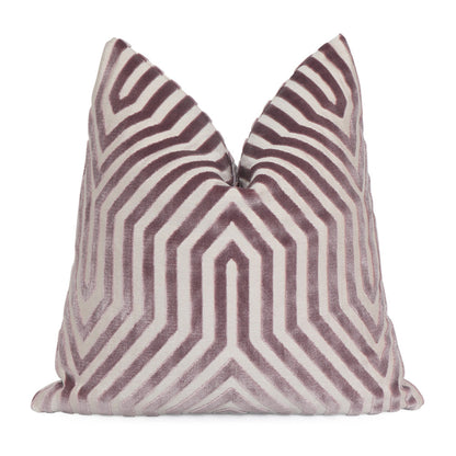Vanderbilt Lilac Velvet Pillow Cover