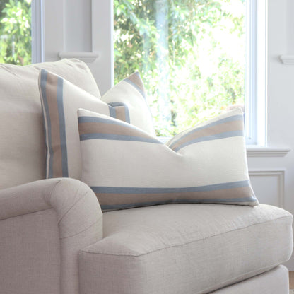 Abito Stripe Powder Pillow Cover