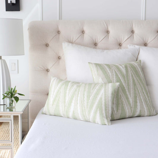 Highland Peak Chevron Green Pillow Cover