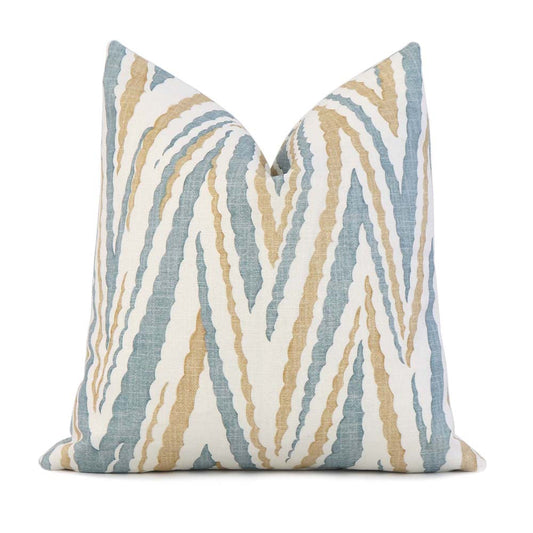 Highland Peak Chevron Turquoise Pillow Cover