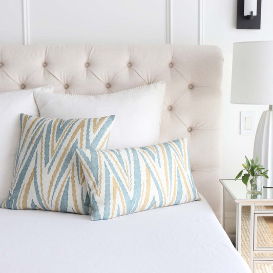 Highland Peak Chevron Turquoise Pillow Cover