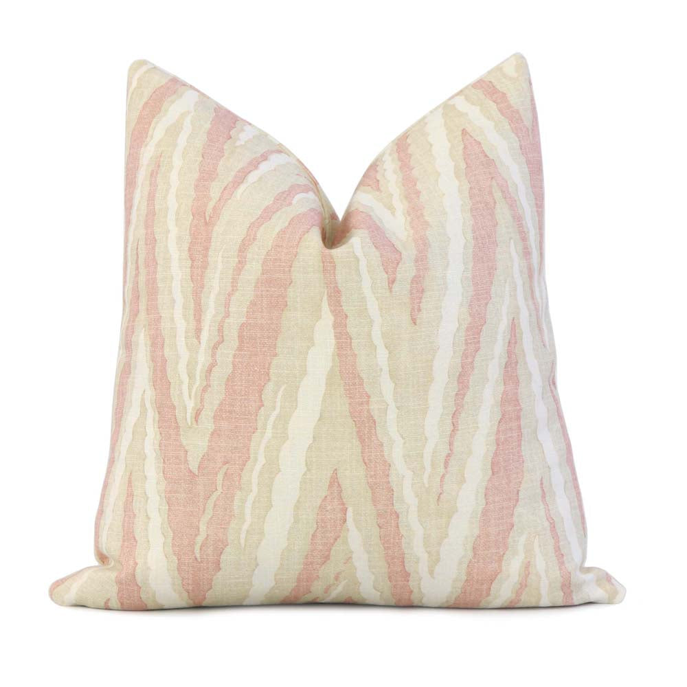 Highland Peak Chevron Blush Pillow Cover