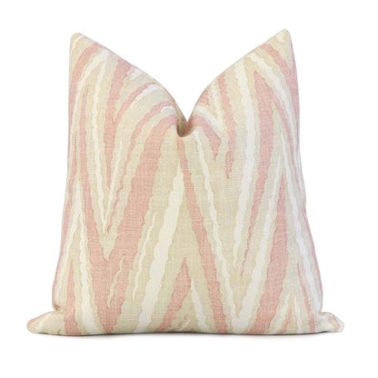 Highland Peak Chevron Blush Pillow Cover