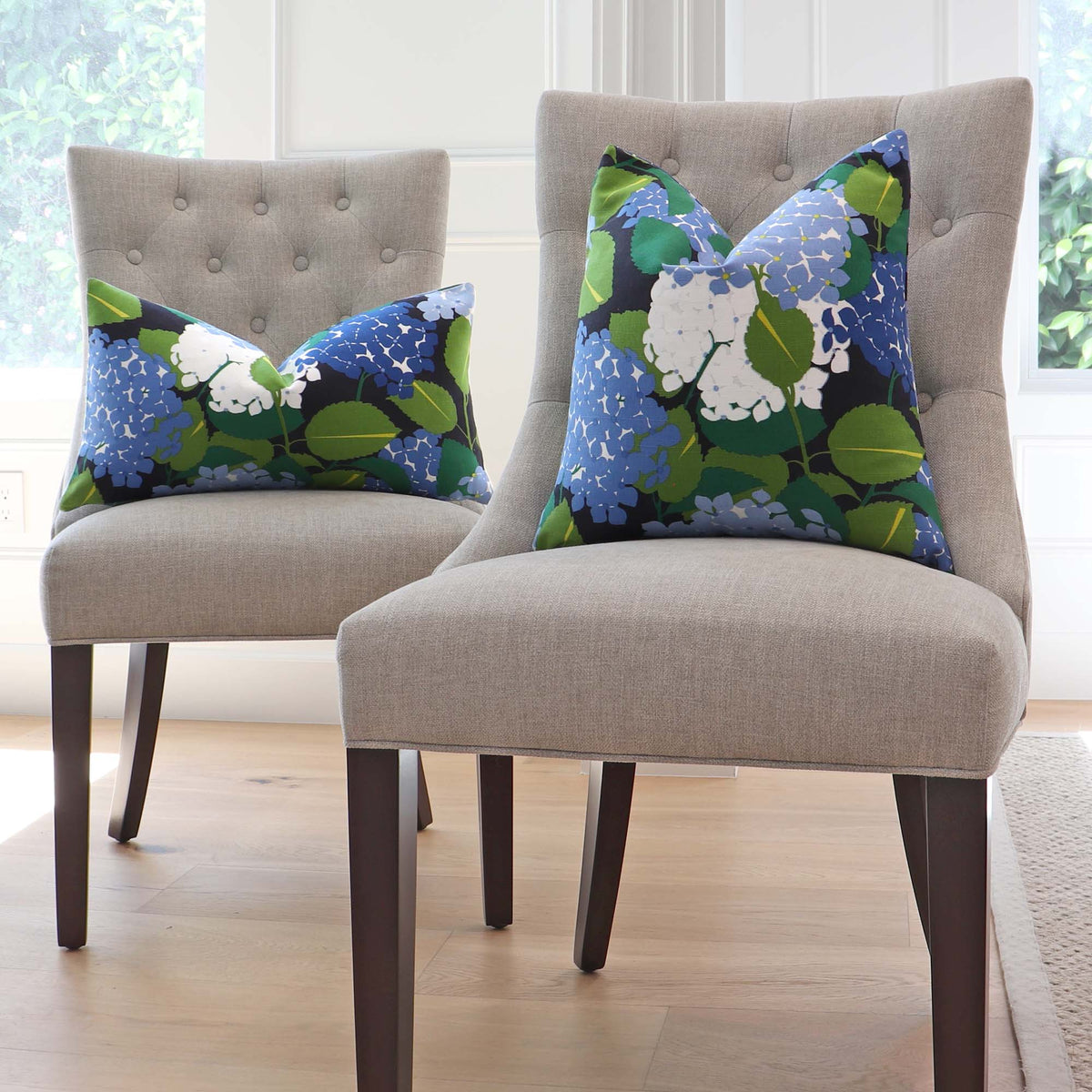Hydrangea Document Pillow Cover