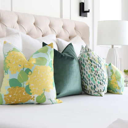 Hydrangea Yellow Pillow Cover