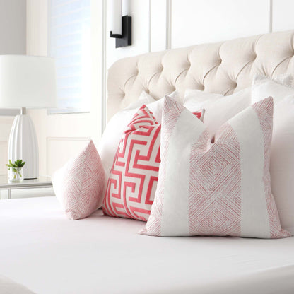 Clipperton Stripe Blush Pillow Cover